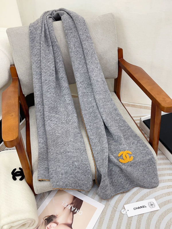 CC Scarf 190 CM In Grey Cashmere 419817