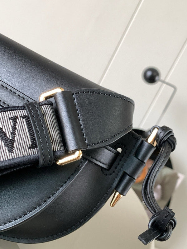 Loewe Mini Gate Dual Bag Black Calfskin