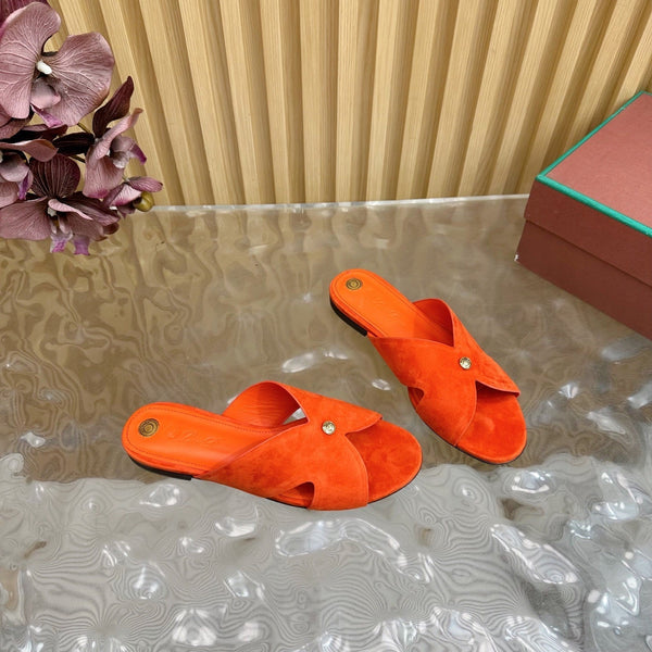 LP Vera Sandal Orange Sheepskin 307964