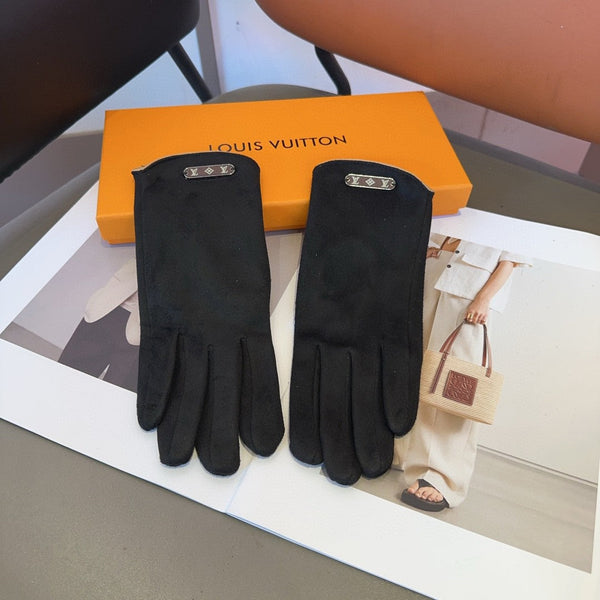 GLOVES IN BLACK WOOL 429272