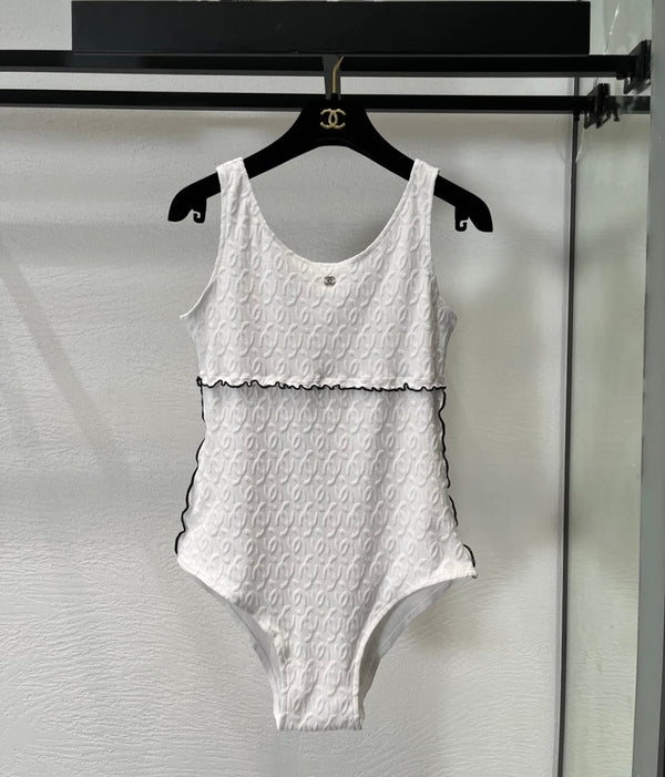 CC One-Piece Bikini White 201869
