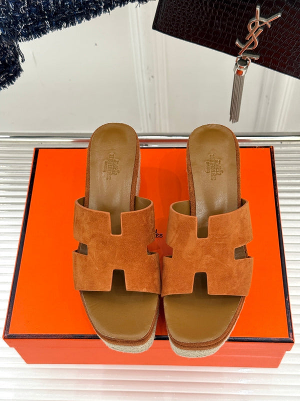 HM Platform Brown Lambskin 316415