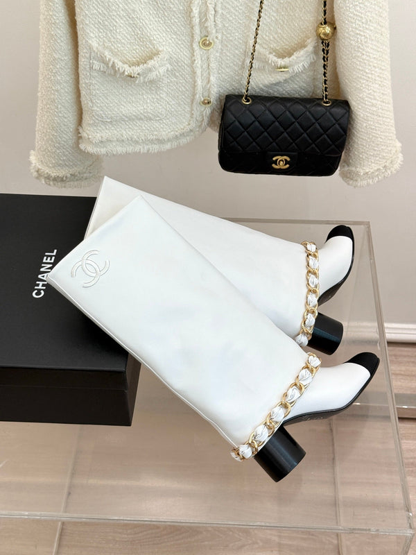 CC 26K Trousers Boot White Leather 904743