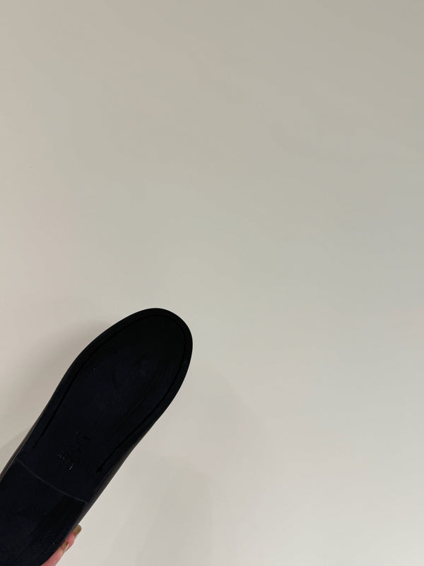 CD Loafers In Black Lambskin And Fleece Lining 109291