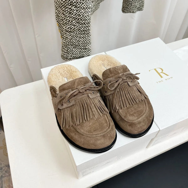 TR 26s Tassel Mule Flat Suede 146484