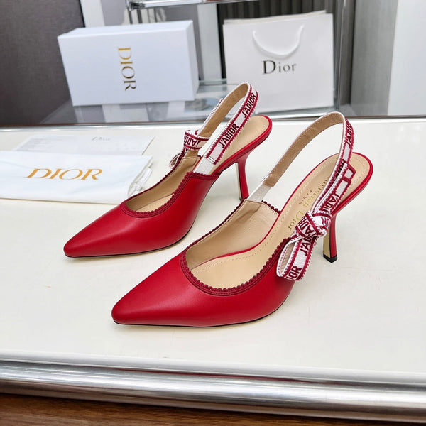 CD 26s J'Adior Slingback Pumps Ribbon Calfskin 153617