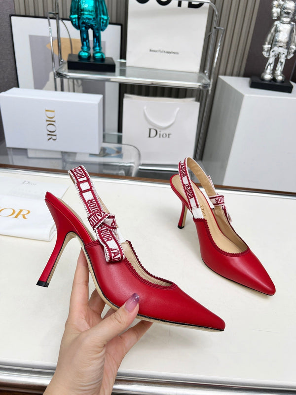 CD 26s J'Adior Slingback Pumps Ribbon Calfskin 153617