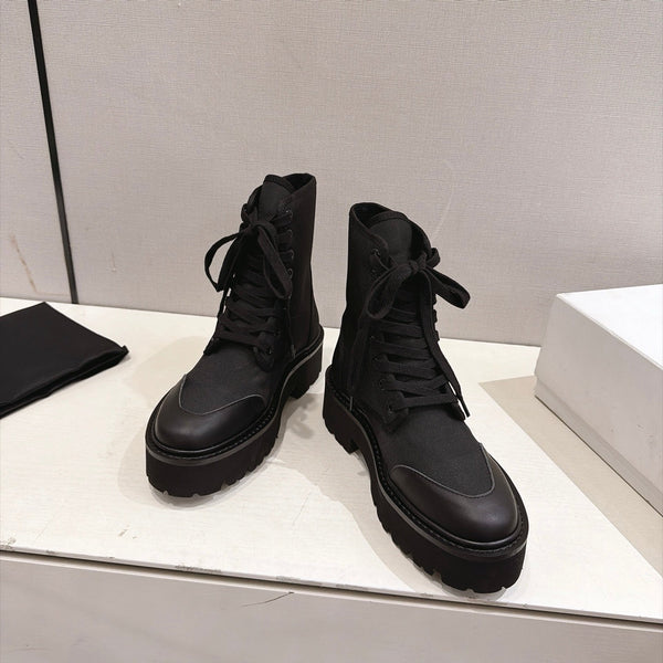 CE Bulky Boots 4.5cm Canvas 168182