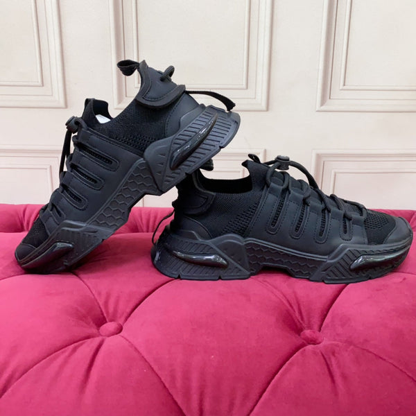 DC 24 Airmaster Sneakers Black Cowhide 947293