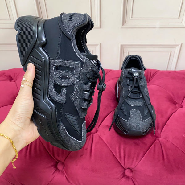 DC 24 Daymaster Sneakers Black Cowhide & Demin 167334