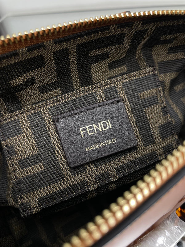 BY THE WAY MINI 18 IN BURNT ORANGE EMBOSSED CALFSKIN GOLD HARDWARE