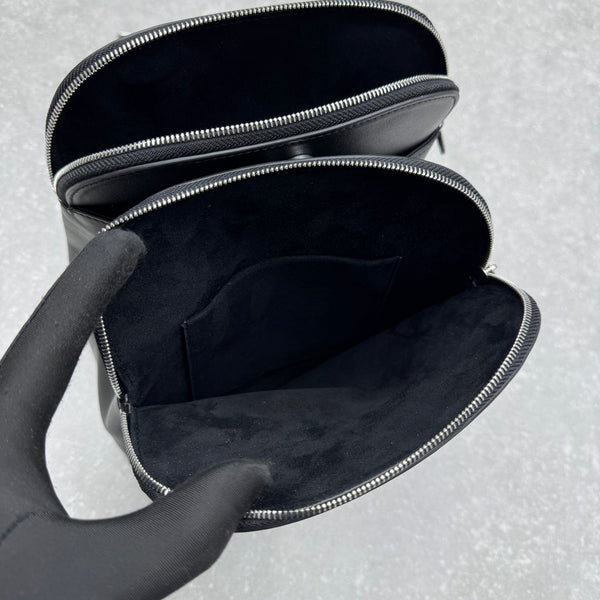 The Row 2025 Harper Backpack 26cm Black Leather