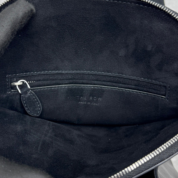The Row 2025 Harper Backpack 26cm Black Leather