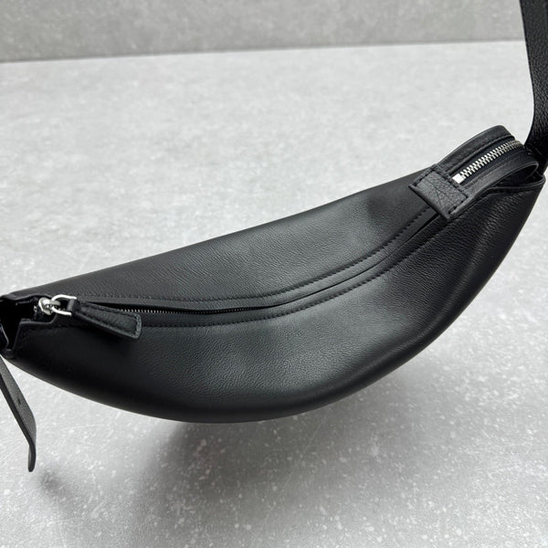 The Row 2025 Jouve Bag 34cm Black Calfskin