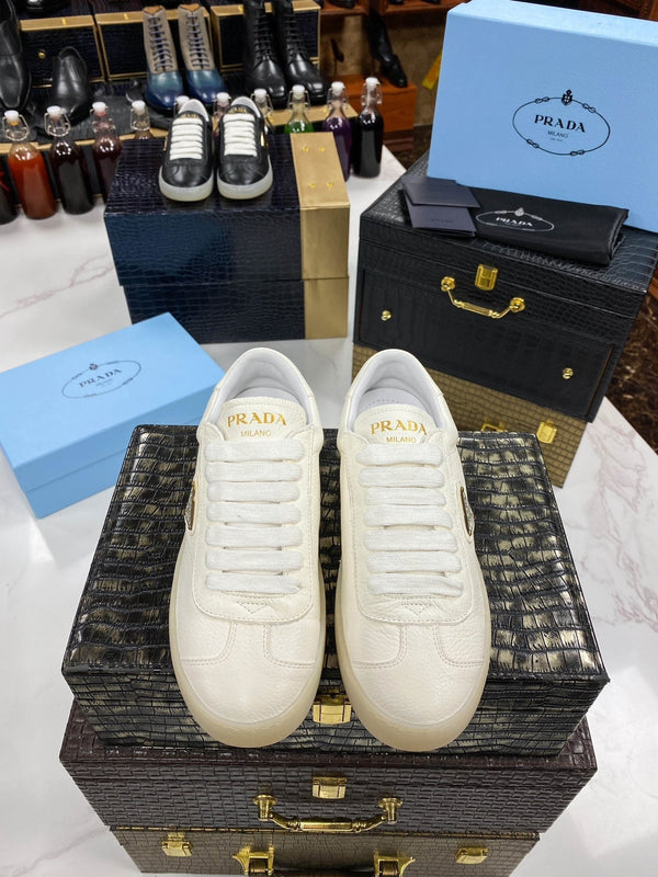 PRA LANE SNEAKER WHITE CALFSKIN