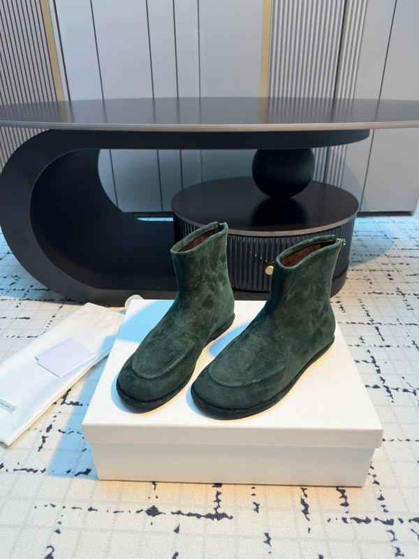 The Row Canal Ankle Boots 20mm Angry Ocean Suede 429311