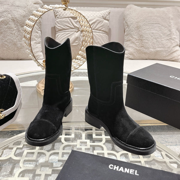 CC Ankle Boots 40mm Black Suede