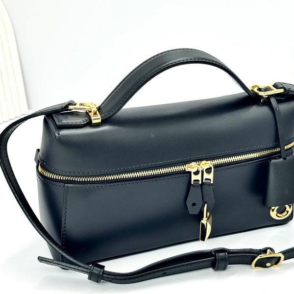 LP Extra Pouch L23 Black Smooth Calfskin 282128