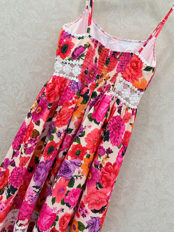 Zimmermann Stardust Mini Dress Pink Cotton 339887
