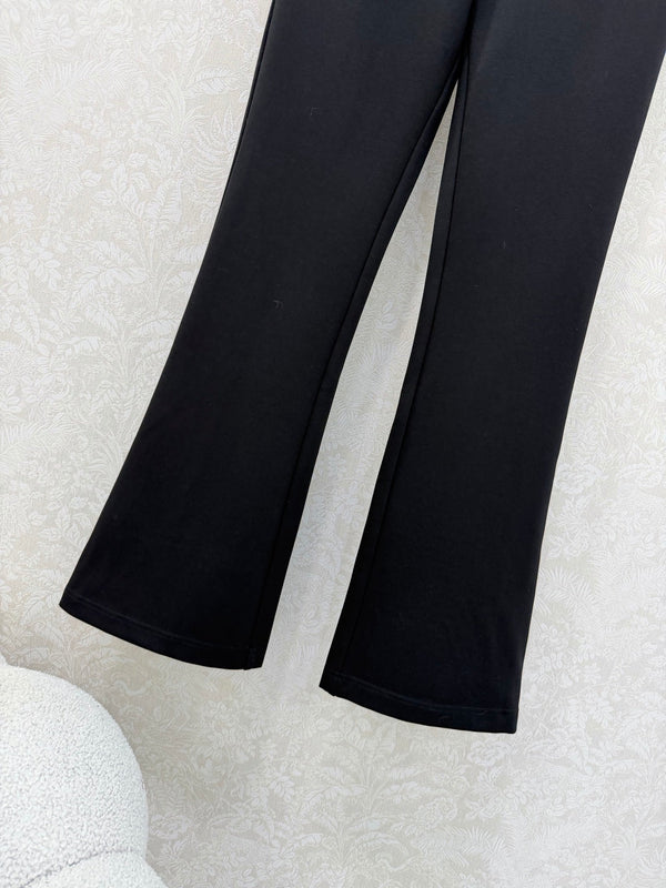 CD 26s Flared Trousers Black Nylon Rayon 352023