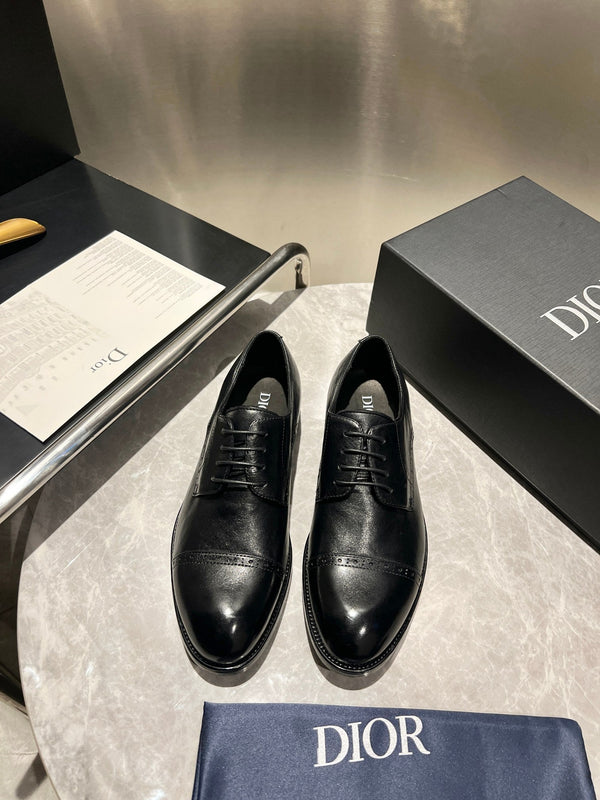 CD Derby Men’s Loafer Black Glossy Cowhide 112674