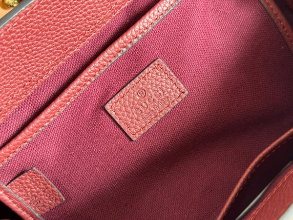 Gucci Jackie Tote Bag Rosso Ancora Red Leather 248601