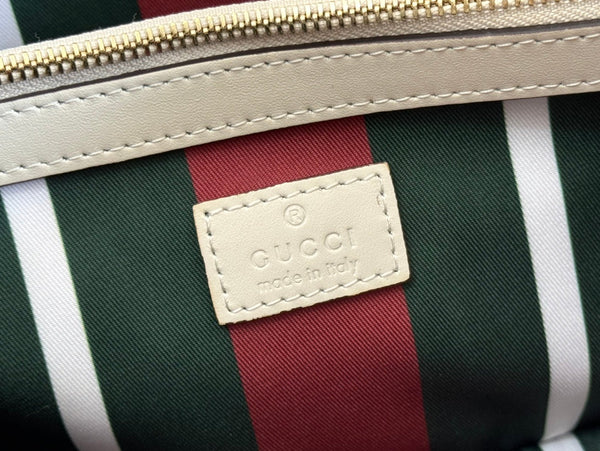 Gucci Ophidia 23cm Bag Ebony Brown Canvas Leather 248270