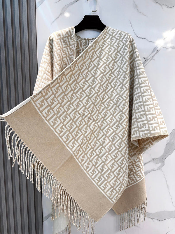 FF Limited 140CM Scarf Beige Cashmere 104161