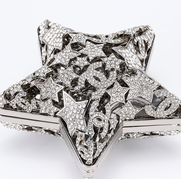 CC 25A Metier's d'Art Star Minaudiere Strass Crystals Clutch Bag