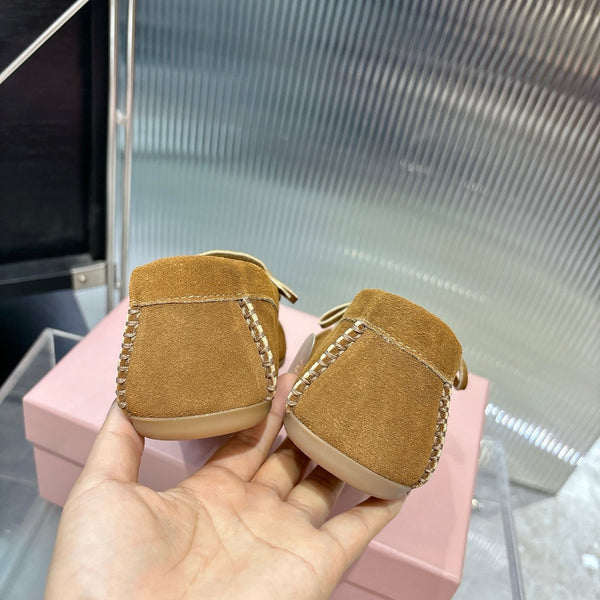Miu 26s Loafer Camel Suede 683948