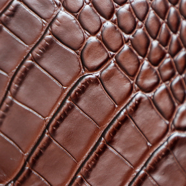 Chanel 2026 Bag 38cm Brown Crocodile-embossed Leather