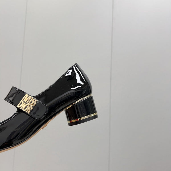 Miss Dior Pump 45mm In Black Glossy Lambskin 995135
