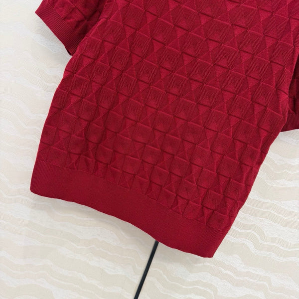 HM "Medor" Short-Sleeve Cardigan Black Wool