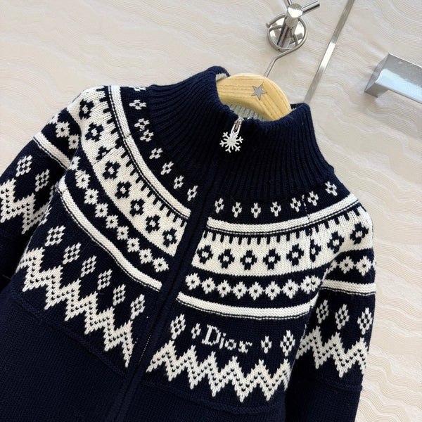 CD 2026 Cardigan Wool Cashmere Knit 435693