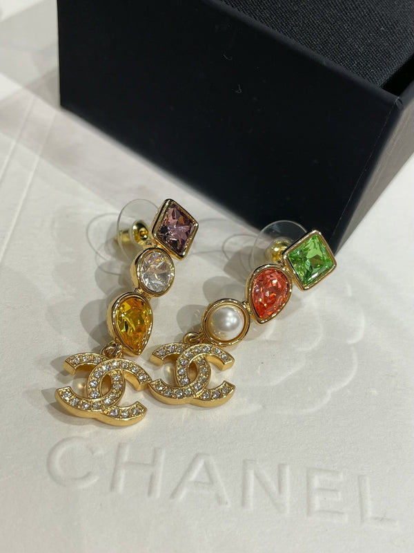 CC 26FW Colored Gold Earrings 022