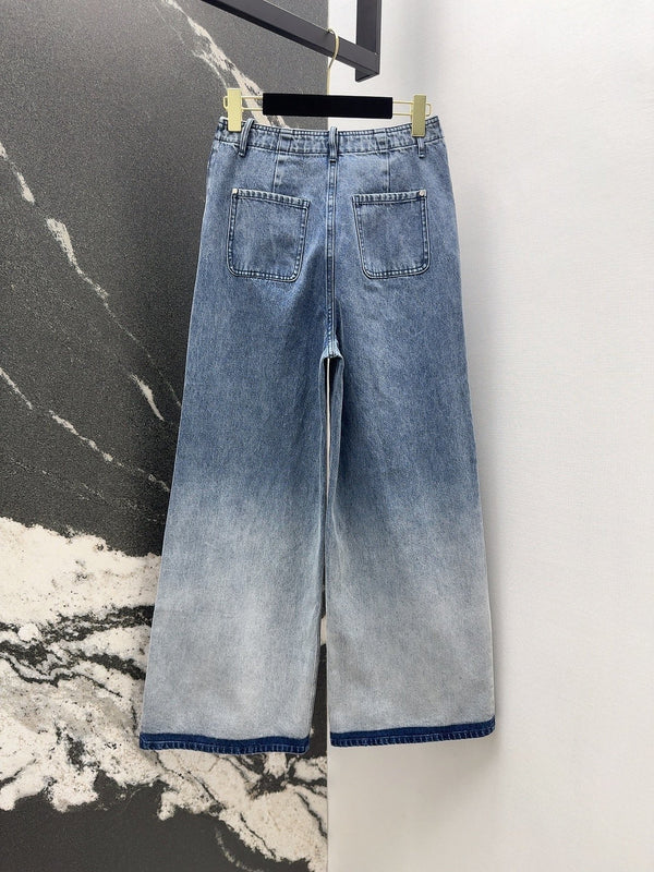 CC 25 Pants Blue Cotton