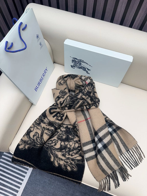 BBR Masterpiece 210CM Beige Black Cashmere 293287