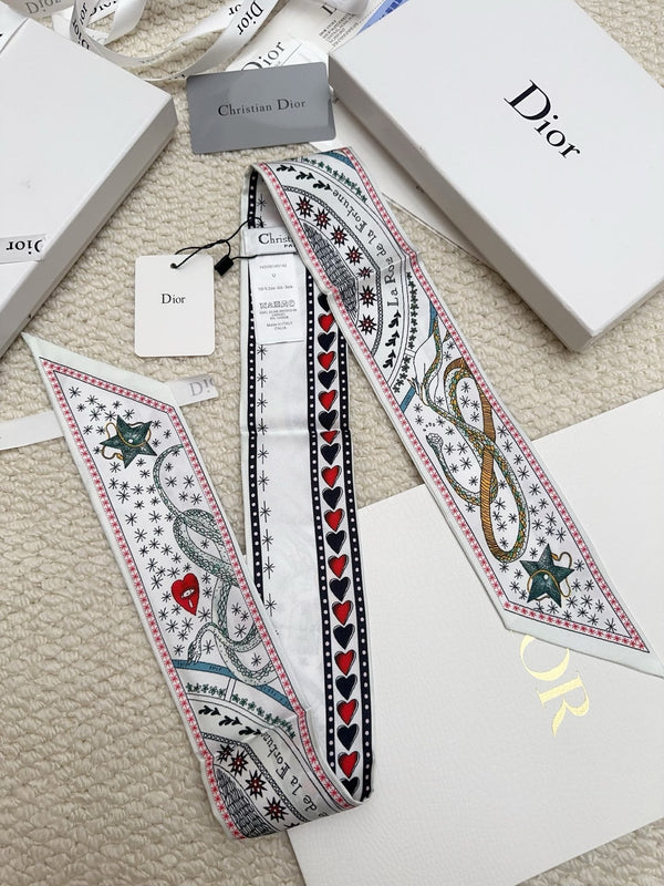 CD 26s Scarf 86cm In Silk 311739