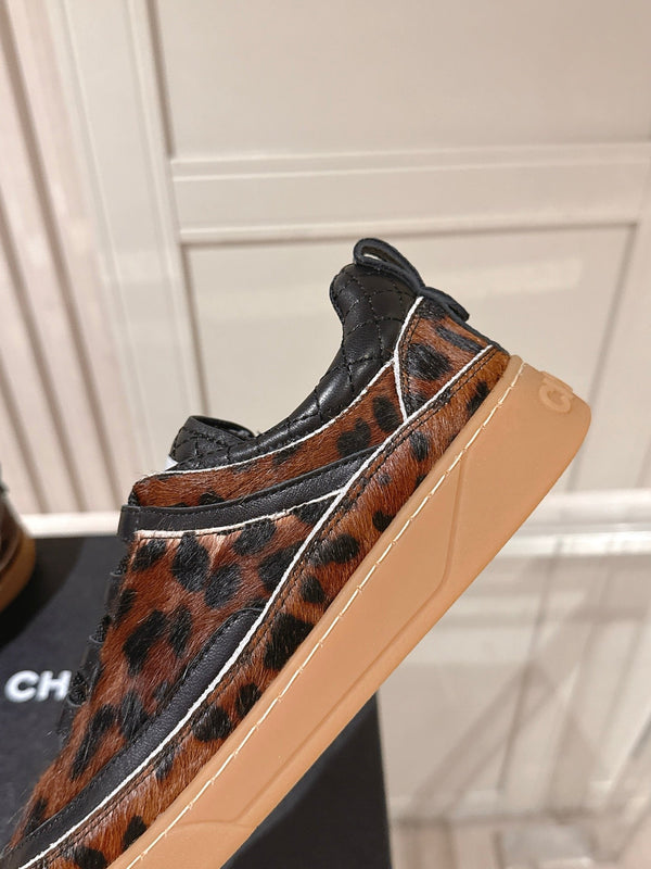 CC 26s Casual Sneakers Leopard Print Horsehair 103717