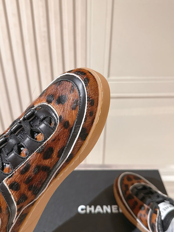 CC 26s Casual Sneakers Leopard Print Horsehair 103717