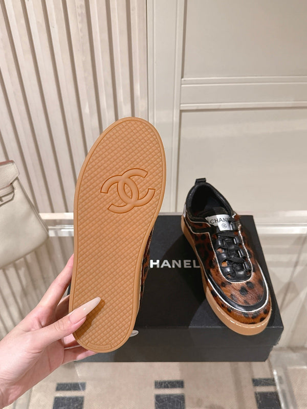 CC 26s Casual Sneakers Leopard Print Horsehair 103717