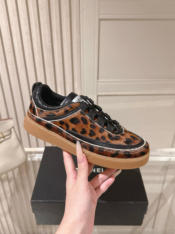 CC 26s Casual Sneakers Leopard Print Horsehair 103717