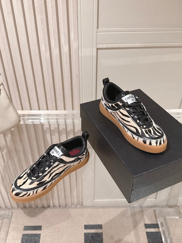 CC 26s Casual Sneakers Zebra Print Horsehair 103718