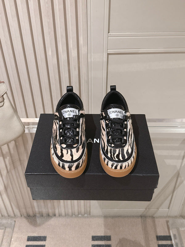 CC 26s Casual Sneakers Zebra Print Horsehair 103718