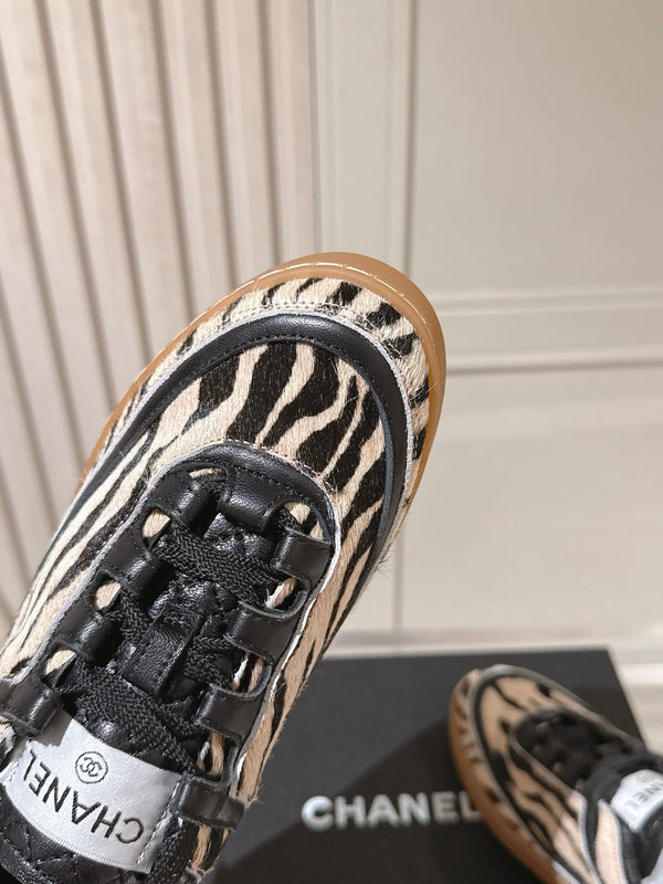 CC 26s Casual Sneakers Zebra Print Horsehair 103718