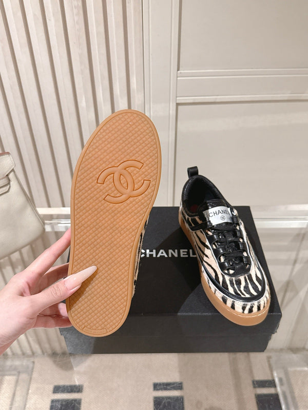 CC 26s Casual Sneakers Zebra Print Horsehair 103718