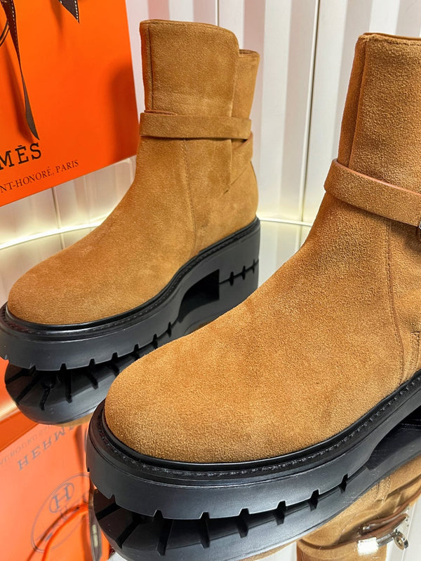 HM Jeff Ankle Boot Brown Suede 616100