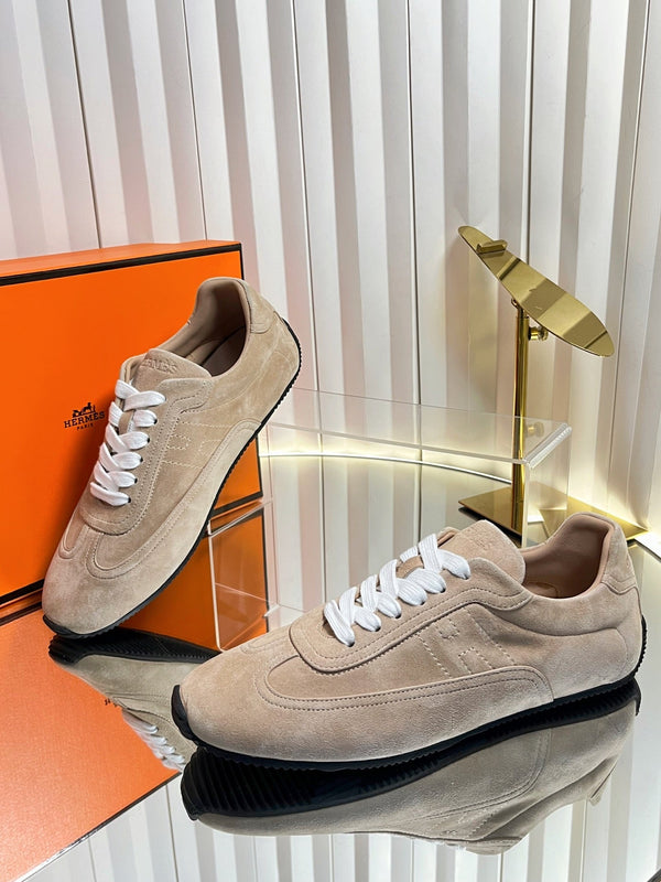 HM May Derby Shoes Taupe Suede 616149