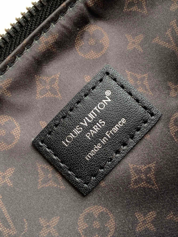 LV Nano LV Biker 38cm Black Sheepskin & Cowhide Metal