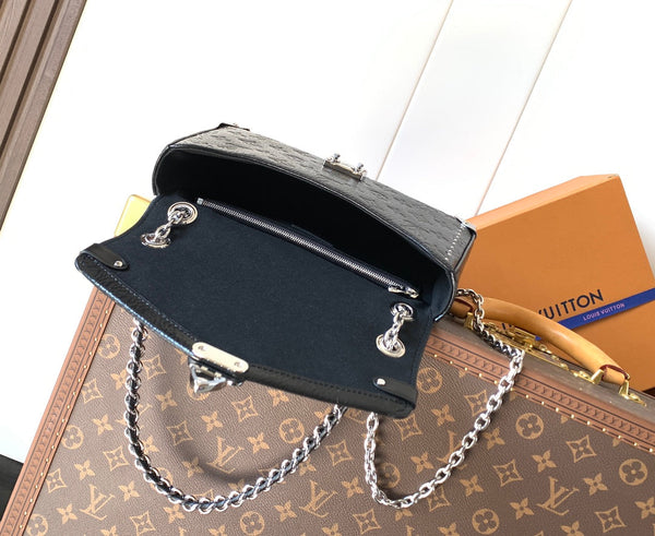 LV M28137 Trunkie Black Calfskin